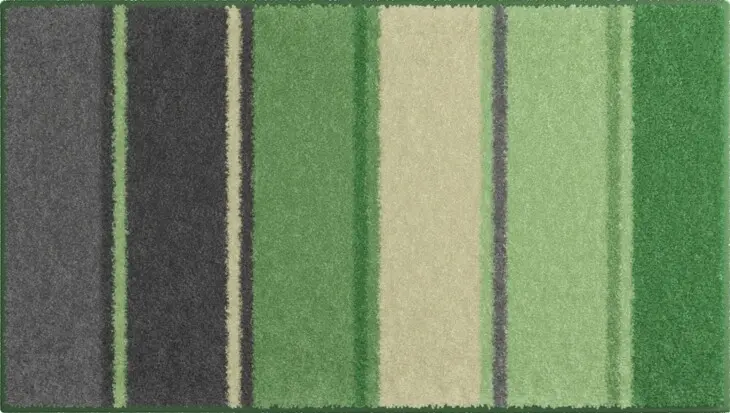 Badematte >SUMMERTIME< in grün, 100% Polyacryl SUPERSOFT - 115x65x2cm (LxBxH)