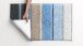 Badematte >SUMMERTIME< in blau, 100% Polyacryl SUPERSOFT - 115x65x1,8cm (LxBxH)