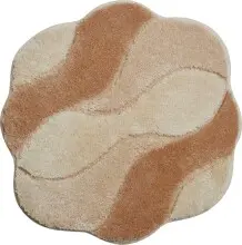 Badematte >CARMEN< in beige, 100% Polyacryl...