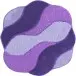 Badematte >CARMEN< in flieder, 100% Polyacryl ULTRASOFT - 60x60x2,4cm (LxBxH)
