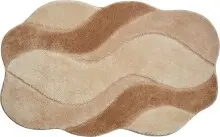 Badematte >CARMEN< in beige, 100% Polyacryl...