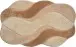 Badematte >CARMEN< in beige, 100% Polyacryl ULTRASOFT - 120x70x2,4cm (LxBxH)