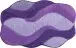 Badematte >CARMEN< in flieder, 100% Polyacryl ULTRASOFT - 120x70x2,4cm (LxBxH)