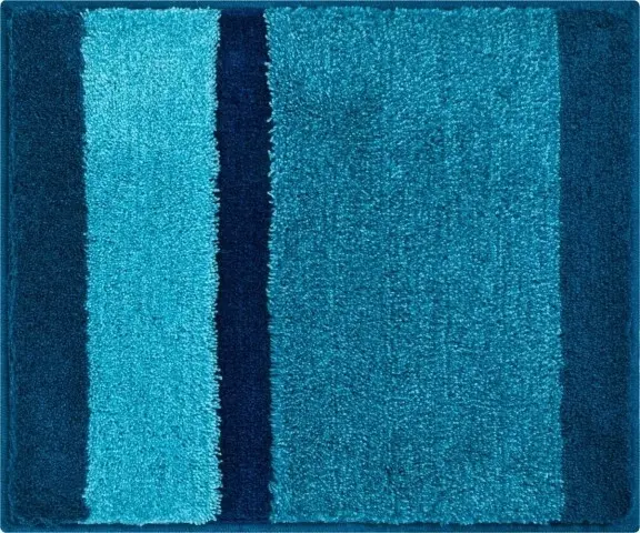 Badematte >ROOM< in türkis, 100% Polyacryl SUPERSOFT - 60x50x2,4cm (LxBxH)