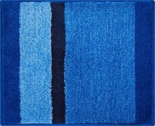 Badematte >ROOM< in blau, 100% Polyacryl SUPERSOFT...