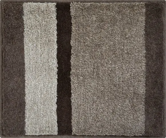 Badematte >ROOM< in taupe, 100% Polyacryl SUPERSOFT - 60x50x2,4cm (LxBxH)