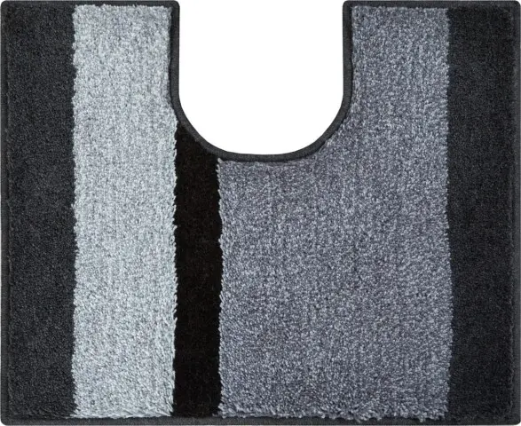 Badematte >ROOM< in anthrazit, 100% Polyacryl SUPERSOFT - 60x50x2,4cm (LxBxH)