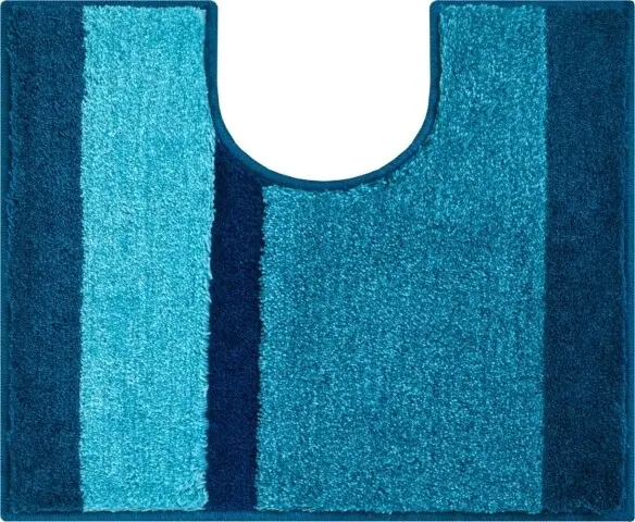 Badematte >ROOM< in türkis, 100% Polyacryl SUPERSOFT - 60x50x2,4cm (LxBxH)