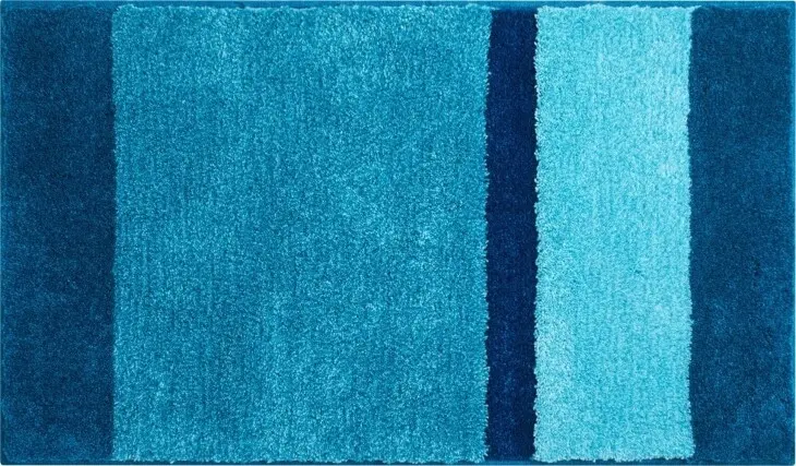 Badematte >ROOM< in türkis, 100% Polyacryl SUPERSOFT - 100x60x2,4cm (LxBxH)