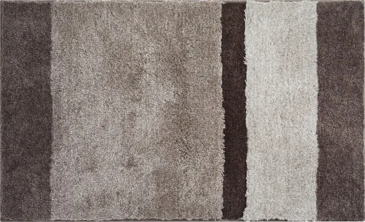 Badematte >ROOM< in taupe, 100% Polyacryl SUPERSOFT - 100x60x2,4cm (LxBxH)