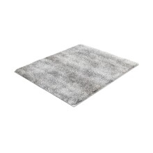Badematte >ELYSIA< in silber, 100% Polyester MAGICSOFT - 60x50x2,5cm (LxBxH)