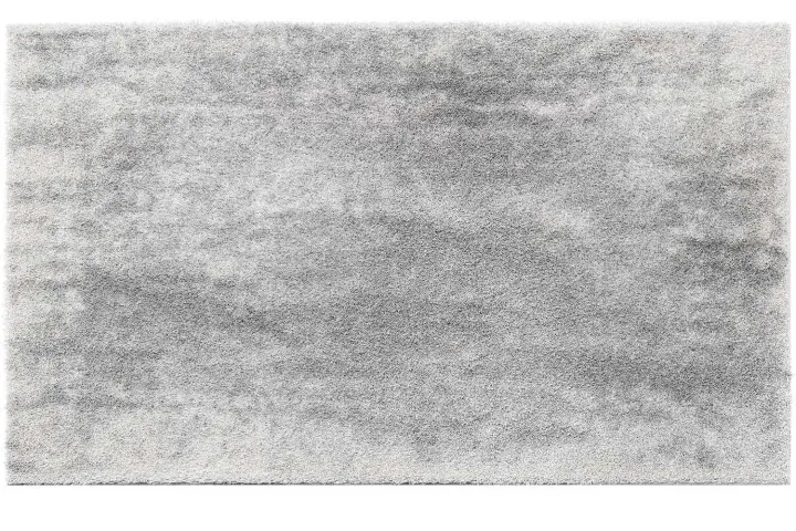 Badematte >ELYSIA< in silber, 100% Polyester MAGICSOFT - 120x70x2,5cm (LxBxH)