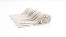 Badematte >FERYA< in natur, 100% Polyester MAGICSOFT - 60x50x1,8cm (LxBxH)