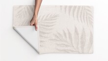 Badematte >FERYA< in natur, 100% Polyester MAGICSOFT - 60x50x1,8cm (LxBxH)