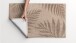 Badematte >FERYA< in beige, 100% Polyester MAGICSOFT - 60x50x1,8cm (LxBxH)