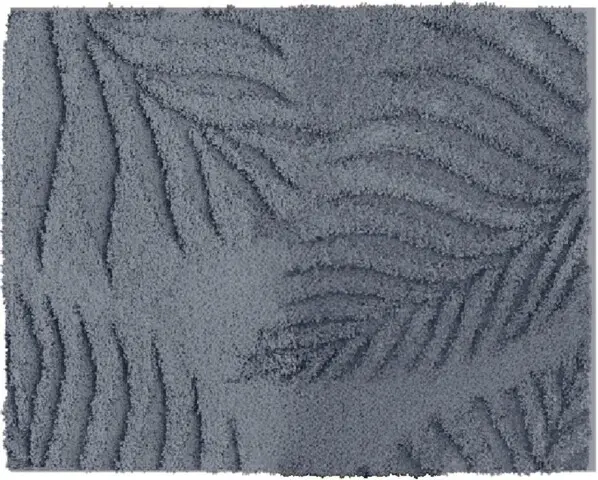 Badematte >FERYA< in anthrazit, 100% Polyester MAGICSOFT - 60x50x1,8cm (LxBxH)