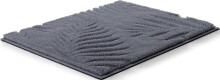 Badematte >FERYA< in anthrazit, 100% Polyester MAGICSOFT - 60x50x1,8cm (LxBxH)