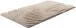 Badematte >FERYA< in beige, 100% Polyester MAGICSOFT - 100x60x1,8cm (LxBxH)