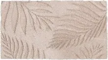 Badematte >FERYA< in beige, 100% Polyester...