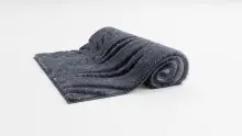 Badematte >FERYA< in anthrazit, 100% Polyester MAGICSOFT - 120x70x1,8cm (LxBxH)