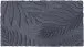 Badematte >FERYA< in anthrazit, 100% Polyester MAGICSOFT - 120x70x1,8cm (LxBxH)