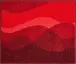 Badematte >HILLS< in rubin, 100% Polyacryl SUPERSOFT - 65x55x2cm (LxBxH)