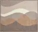 Badematte >HILLS< in taupe, 100% Polyacryl SUPERSOFT - 65x55x2cm (LxBxH)