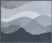 Badematte >HILLS< in anthrazit, 100% Polyacryl SUPERSOFT - 65x55x2cm (LxBxH)