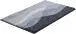 Badematte >HILLS< in anthrazit, 100% Polyacryl SUPERSOFT - 100x60x2cm (LxBxH)