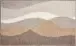 Badematte >HILLS< in taupe, 100% Polyacryl SUPERSOFT - 120x70x2cm (LxBxH)