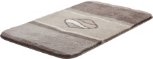 Badematte >JEWEL< in taupe, 100% Polyacryl ULTRASOFT - 100x60x2,4cm (LxBxH)