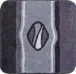 Badematte >JEWEL< in anthrazit, 100% Polyacryl ULTRASOFT - 60x60x2,4cm (LxBxH)