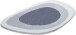 Badematte >LAKE< in silbergrau, 100% Polyacryl EXTRASOFT - 90x60x2,4cm (LxBxH)