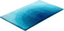 Badematte >SUNSHINE< in türkis, 100% Polyacryl SUPERSOFT - 100x60x2,4cm (LxBxH)