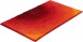 Badematte >SUNSHINE< in orange, 100% Polyacryl SUPERSOFT - 100x60x2,4cm (LxBxH)