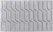 Badematte >VOGUE< in grau, 100% Baumwolle - 100x60x2,4cm (LxBxH)