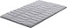 Badematte >VOGUE< in grau, 100% Baumwolle - 100x60x2,4cm (LxBxH)