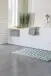 Badematte >VOGUE< in salbei, 100% Baumwolle - 100x60x2,4cm (LxBxH)