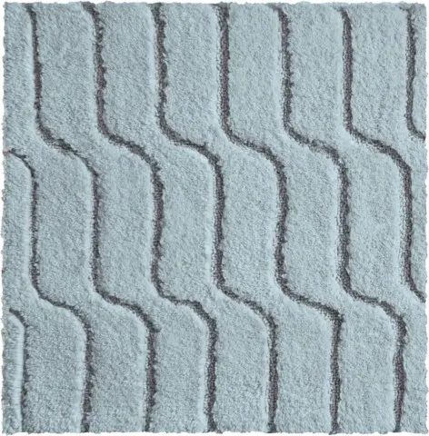 Badematte >VOGUE< in salbei, 100% Baumwolle - 60x60x2,4cm (LxBxH)