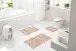 Badematte >LEONIE< in terracotta - 60x50x1,5 (LxBxH)