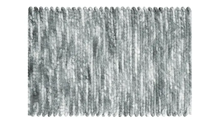 Badematte >LEONIE< in anthrazit - 90x60x1,5 (LxBxH)