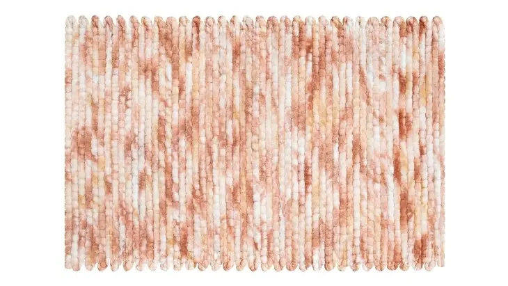 Badematte >LEONIE< in terracotta - 90x60x1,5 (LxBxH)