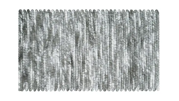 Badematte >LEONIE< in anthrazit - 115x65x1,5 (LxBxH)