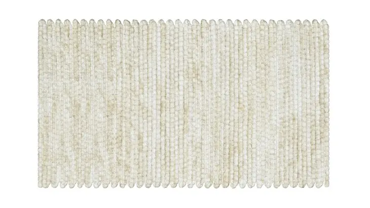 Badematte >LEONIE< in beige - 115x65x1,5 (LxBxH)