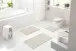 Badematte >LEONIE< in beige - 115x65x1,5 (LxBxH)