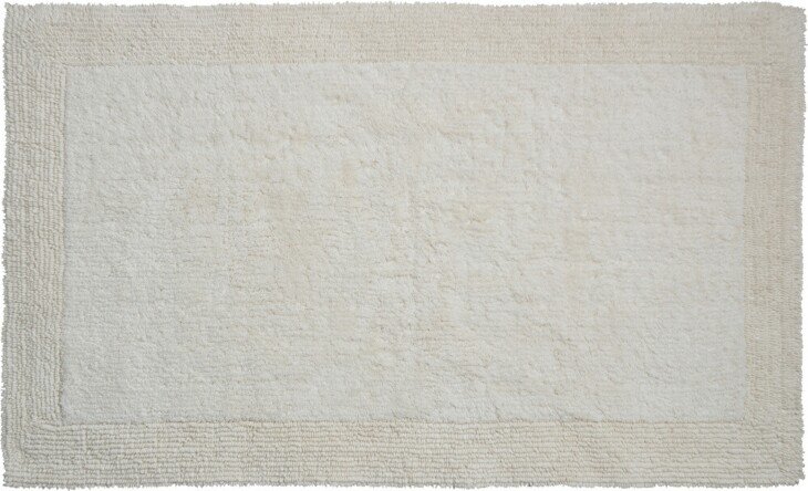 Badematte >LUXOR< in natur, 100% Baumwolle - 80x50x2,2cm (LxBxH)