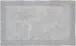 Badematte >LUXOR< in kieselgrau, 100% Baumwolle - 100x60x2,2cm (LxBxH)