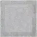 Badematte >LUXOR< in kieselgrau, 100% Baumwolle - 60x60x2,2cm (LxBxH)