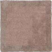 Badematte >LUXOR< in taupe, 100% Baumwolle -...