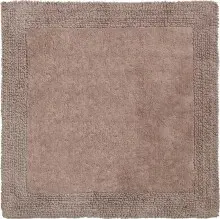Badematte >LUXOR< in taupe, 100% Baumwolle -...